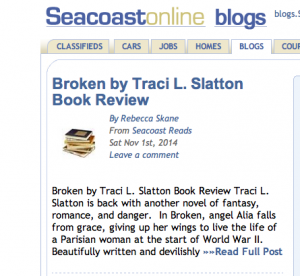 Amazing Review of Broken by Seacoast Online’s Rebecca Skane