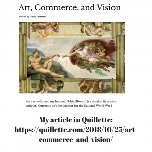 My Article in Quillette Magazine: Art, Commerce, and Vision
